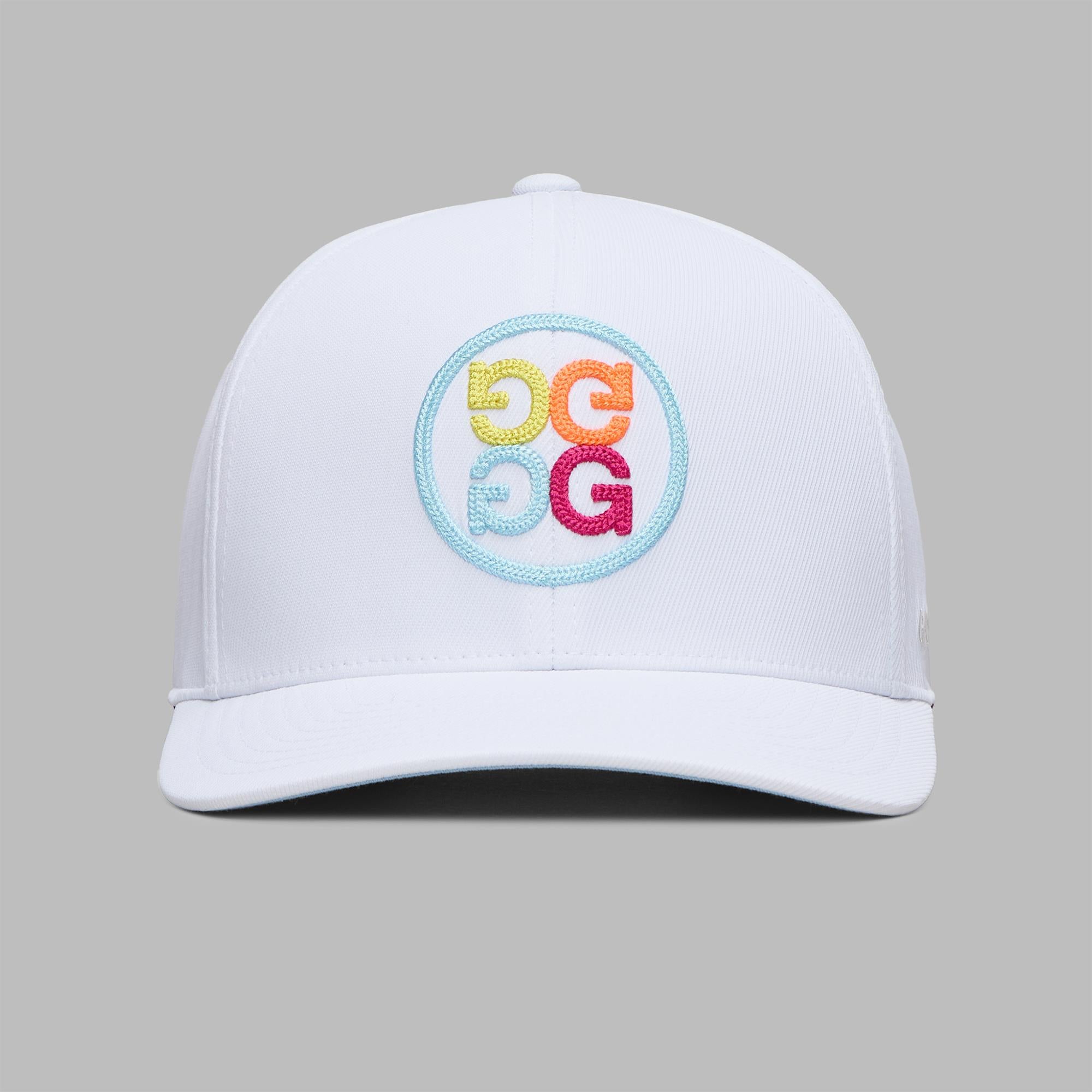 G/FORE Circle G's 110 Stretch Twill Snapback Snow/Multi